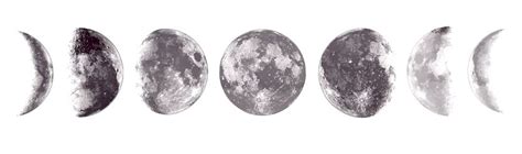 Moon Phases On White Kylian