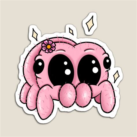 Kawaii Jumping Spider Sticker Cute Little Drawings Mini Drawings