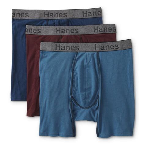 hanes men s 3 pack comfort flex fit boxer briefs assorted colors