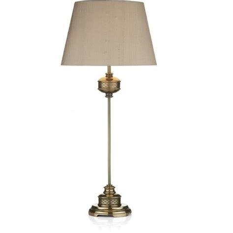 Browse a wide range of bedside lamps online at beacon lighting. RELIC bronze table lamp with taupe silk shade | Table lamp ...