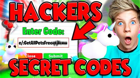 Adopt Me Codes Hackers Use To Get All Pets In Roblox Adopt Me Prezley