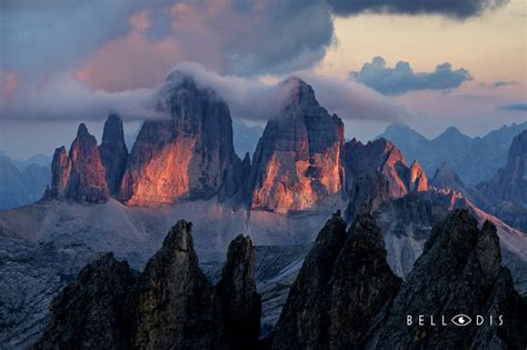 160972 Sunset Lights On The Tre Cime Di Lavaredo Dario Bellodis