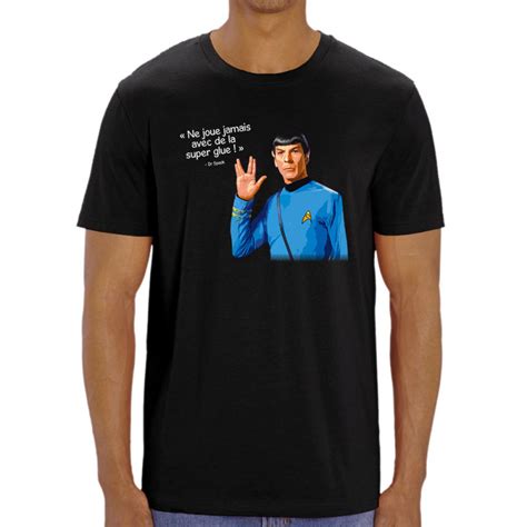 T Shirt Homme Coton Bio Spock Super Glue
