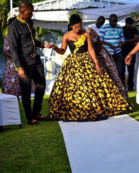 Lunza Looked So Gorgeous In This House Of Lade Dress 😍😍😍 Beautiful Bride African Traditional
