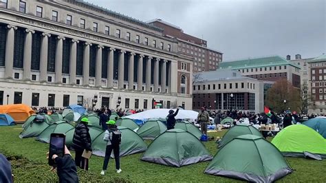 Dozens Detained As Nypd Breaks Up Pro Palestinian Protest At Columbia University Kvia