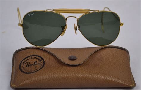 Vintage Early Bandl Ray Ban The General Aviator Sunglasses 58 14mm Bauschlomb Aviator