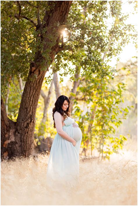 Kristens Romantic Wooded Maternity Session Just Maggie