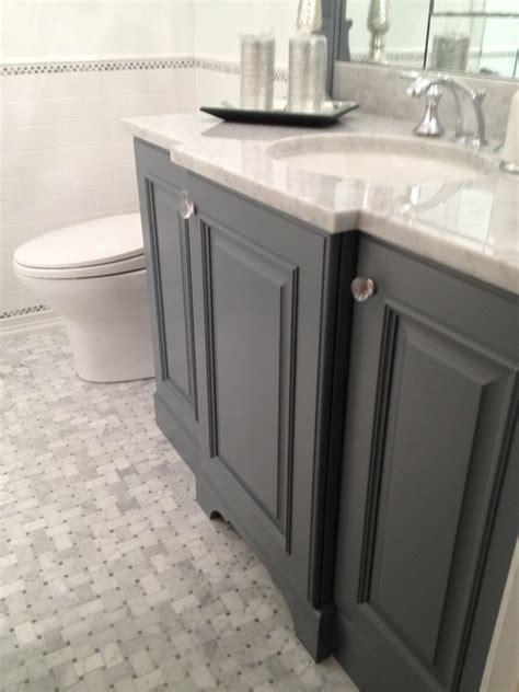 Here you can find our range of stylish grey bathroom furniture. Gray Bathroom Vanity - Transitional - bathroom ...