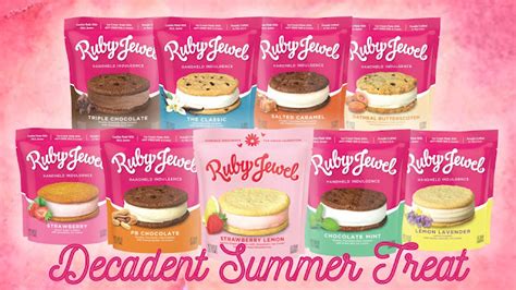 Cool Off With Delicious Ruby Jewel Ice Cream Cookie Sandwiches