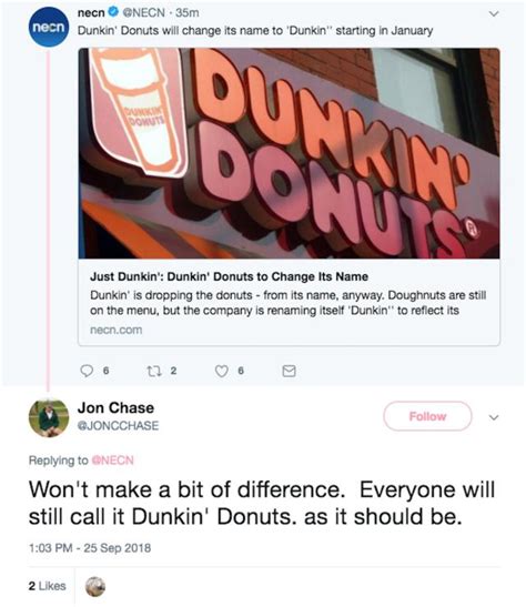 Dunkin Is Officially Dropping The Donuts From Its Name — And People
