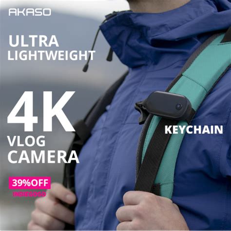 Akaso Keychain Ultra Lightweight 4k Vlog Camera Crowdfundnews