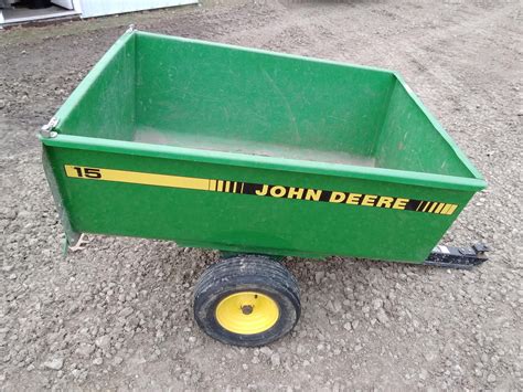 John Deere 15 Lawn Dump Cart Bigiron Auctions