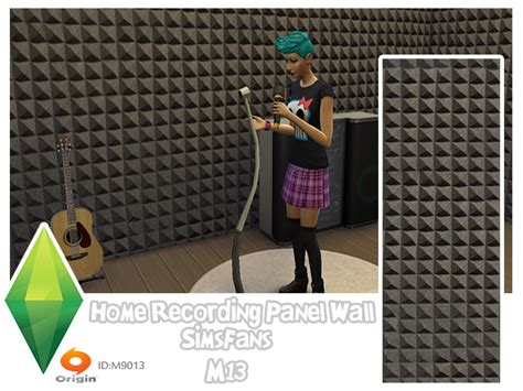 My Sims 4 Blog Recording Studio Walls By M13