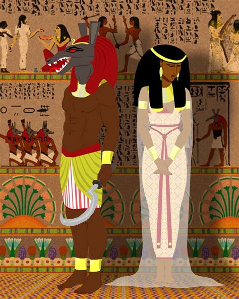 Set And Nephthys By Sanio On Deviantart Egyptian Art Egyptian Character Egyptian Gods