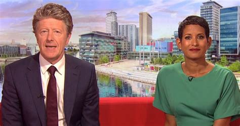 bbc breakfast host forced to stop report as unexpected visitor gatecrashes interview mirror online