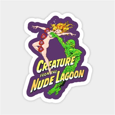 Creature Nude LOL Creature From The Black Lagoon Magnet TeePublic