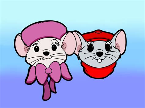Bianca And Bernard The Rescuers By Milanor21 On Deviantart