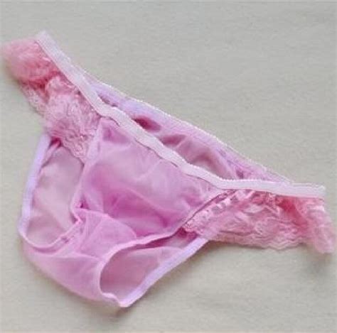 Sexy Mens Briefs Black Pink Lace Brief Male Low Waist Sexy Lace Panties Mens Gauze Transparent