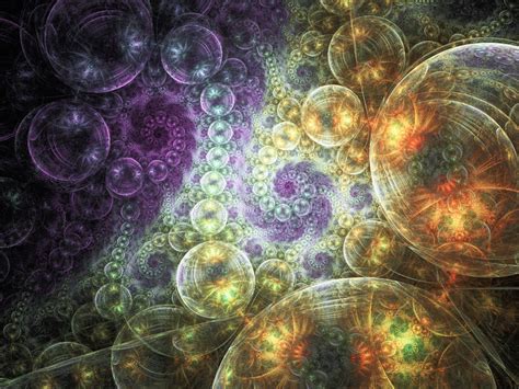 Vivid Colorful Fractal Spirals Stock Illustration Illustration Of