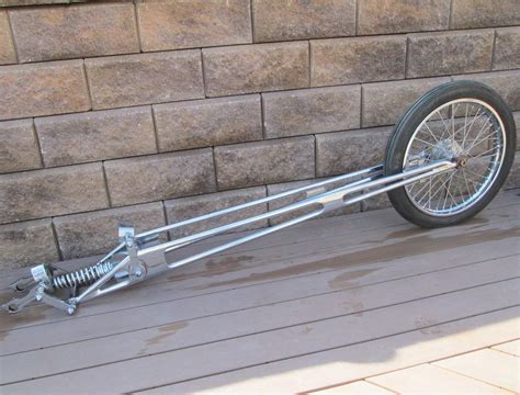 My chopper doesnt have a front fender and it. Vintage Motorcycle Extended Fork Springer Front End Girder ...