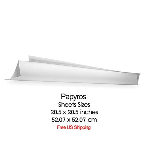 Papros Shelf Paper Roll 5 To 20 Sheets 205 Inch Square Kiln Paper