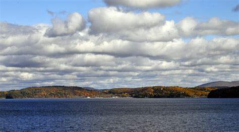 Clouds Over Autumn Lake Free Stock Photo Public Domain Pictures