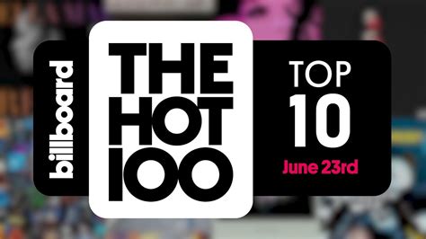 early release billboard hot 100 top 10 june 23rd 2018 countdown official youtube