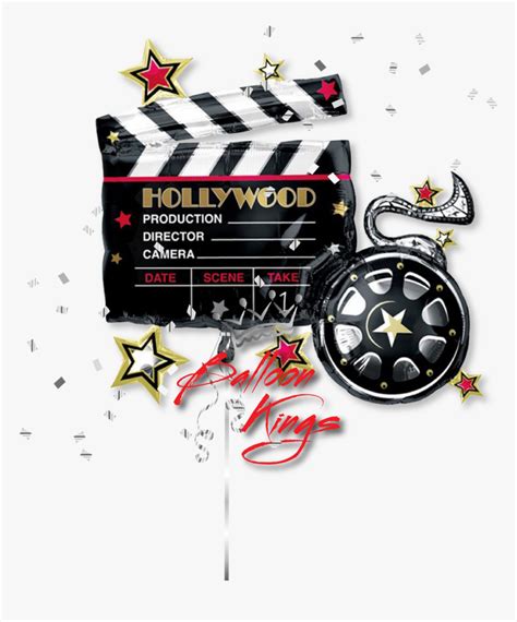 Movie Clapboard Hollywood Theme Party Hd Png Download Kindpng