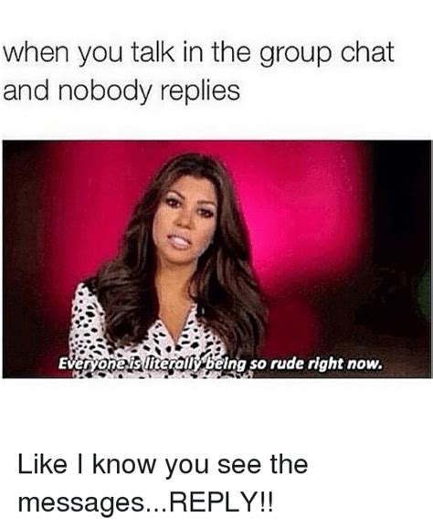 Quiet Group Chat Memes