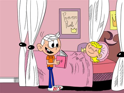Lincoln Loud Reading A Bedtime Story To Lola By Matiriani28 On Deviantart