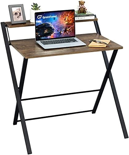 Greenforest Folding Desk No Assembly Required 295 X 2047 Inch Small