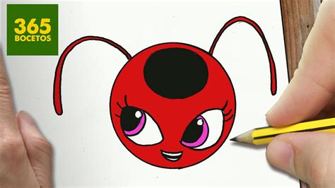 Como Dibujar Tikki De Lady Bug Kawaii Paso A Paso Dibujos Kawaii