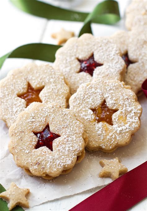 Raspberry Almond Linzer Cookies Recipe Little Spice Jar