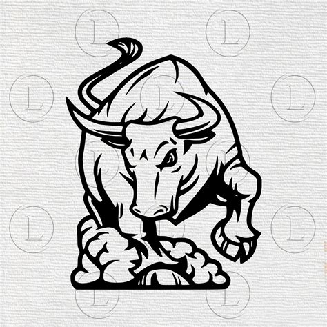 Bull Svg Taurus Zodiac Png Taurus Bull Animal Bull Clip Etsy
