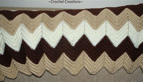 Double Crochet Ripple Afghan Patterns Crochet And Knitting Patterns