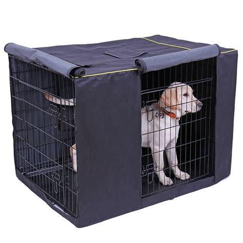 Dog Kennel Cover Waterproof Oxford Durable Dog Cage Cover Foldable