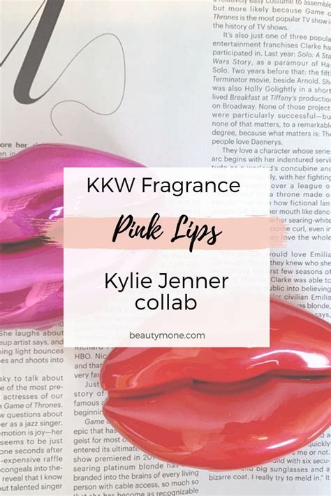 Kkw Fragrance X Kylie Jenner Pink Lips Collaboration Flatlay