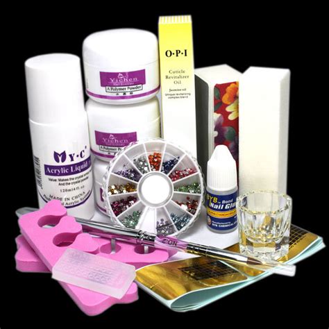 A handy little kit for prepping and applying your fake nails. DIY-Acrylic-Nails-