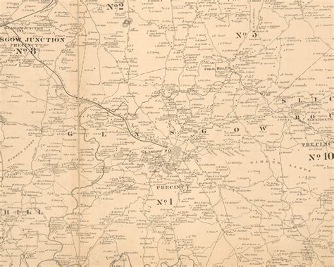 Glasgow Kentucky 1877 Barren Old Maps