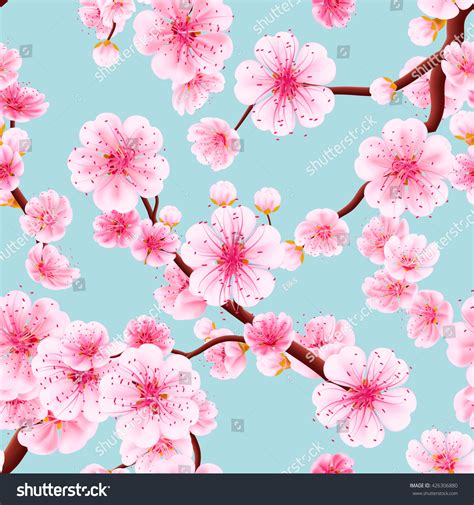 3673 Imágenes De Seamless Cherry Blossom Artwork Imágenes Fotos Y