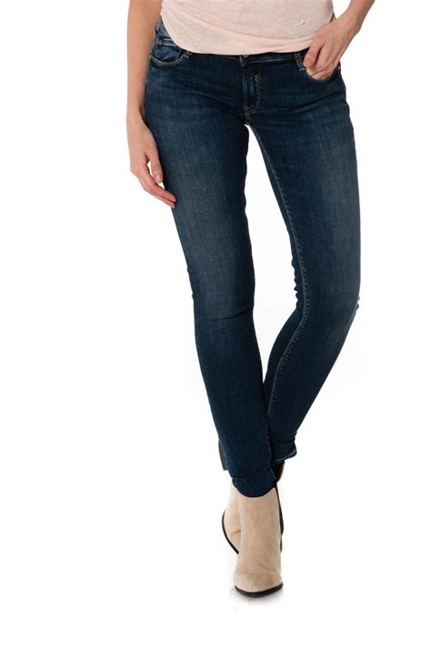 Damen Jeans Le Temps Des Cerises Jean Pulp Blue M Leder