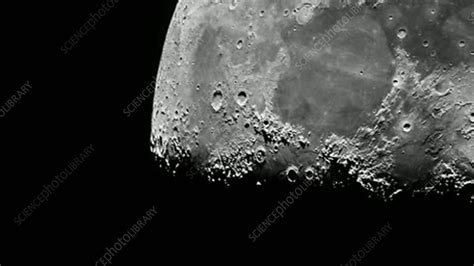 The Lunar Terminator Stock Video Clip K004 7867 Science Photo Library