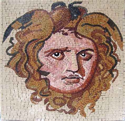 Mithras Greek Mosaic Reproduction | Ancient Mythology | Mozaico