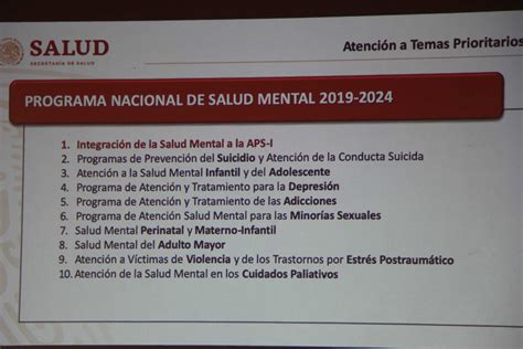Presentan Propuesta Del Modelo Integral De Salud Mental Y Las Adicciones En México Secretaría