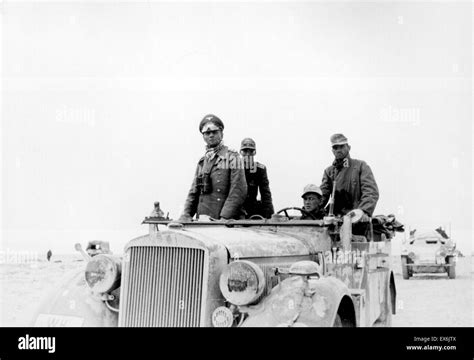 Ww Photo German General Rommel In Libya Wwii World War Two North