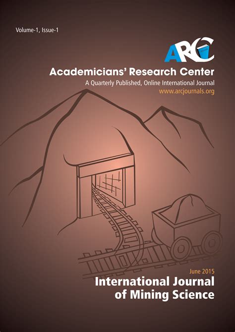 Mining Science Journal Arc Journals Journals On Mining Science