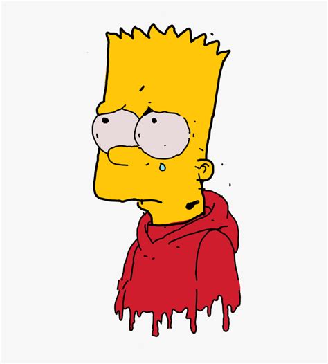 Freetoedit Simpsons Stickers Aesthetic Sad Cartoon Illustration