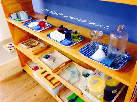 Montessori Practical Life Shelf Wmswms Westside Montessori School