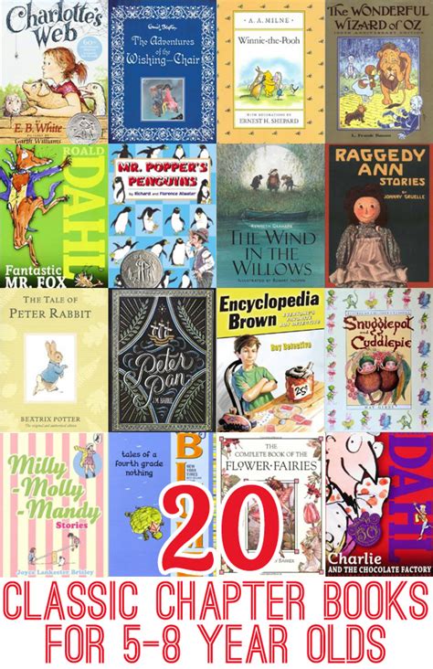 20 Classic Chapter Books To Read With 5 8 Year Olds Childhood101