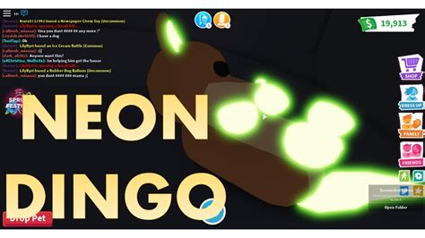 Neon Dingo Aussie Egg Adopt Me Roblox Youtube